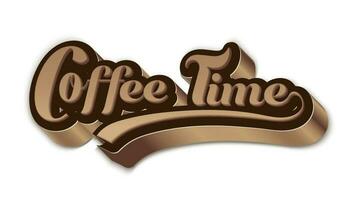 lettering phrase for coffee lovers vector