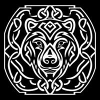 Celtic bear knot vector