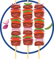 kalkoen shish kebab clip art PNG