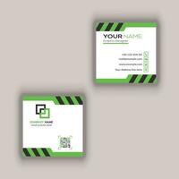 Square Business Card Design vector