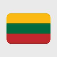 Lithuania flag vector icons set of illustrations