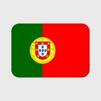 Portugal flag vector icons set of illustrations