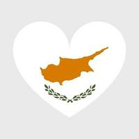 Cyprus flag vector icons set of illustrations