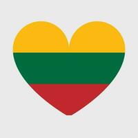 Lithuania flag vector icons set of illustrations