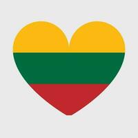 Lithuania flag vector icons set of illustrations