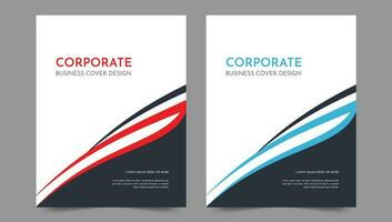 Cover template flyer design vector background