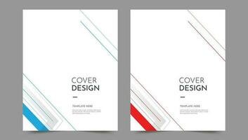 Cover template flyer design vector background
