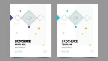 Cover template flyer design vector background