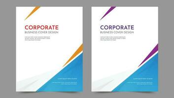 Cover template flyer design vector background