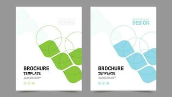 Cover template flyer design vector background