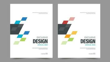 Cover template flyer design vector background