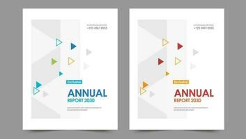 Cover template flyer design vector background