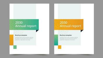 Cover template flyer design vector background