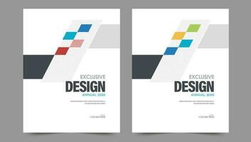 Cover template flyer design vector background