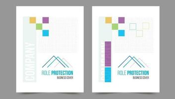 Cover template flyer design vector background