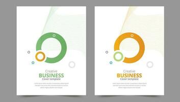 Cover template flyer design vector background