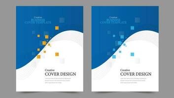 Cover template flyer design vector background