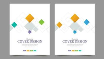 Cover template flyer design vector background