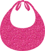 Pink collar holiday design decoration. png