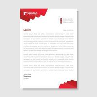 Corporate modern letterhead design template. creative modern letterhead design template for your project. Business letterhead design. vector