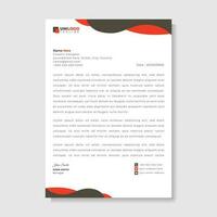 Corporate modern letterhead design template. creative modern letterhead design template for your project. Business letterhead design. vector