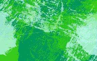 Abstract grunge texture green color background vector