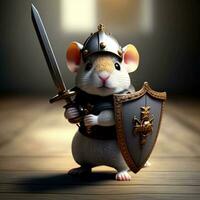 FUNNY WARRIOR RATS photo