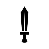 Sword Icon Vector Symbol Design Illustration