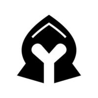 Helmet Spartan Icon Vector Symbol Design Illustration