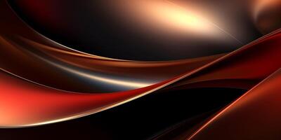 Abstract wave light wallpaper illustration design background ai generated photo