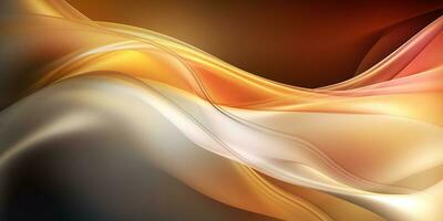 Abstract wave light wallpaper illustration design background ai generated photo