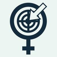 gender illustration logo. vector