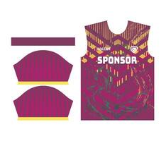 football soccer jersey design for sublimation or soccer football jersey design vector