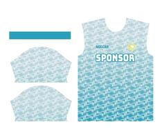 football soccer jersey design for sublimation or soccer football jersey design vector