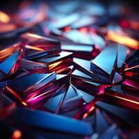 3d Rendered Colorful Glossy and Matte Ultra HD Geometric Background Wallpaper photo