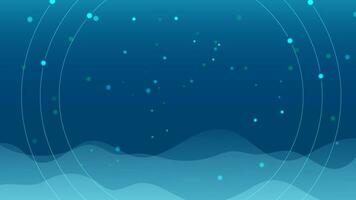 Minimal geometric background. Dynamic shapes composition. photo