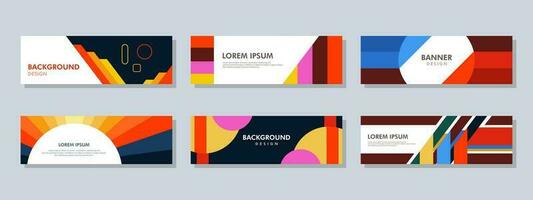 Abstract banner design. Vector shaped background. Modern Graphic Template Banner pattern for social media and web sites.