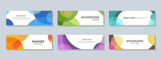 Abstract banner design. Vector shaped background. Modern Graphic Template Banner pattern for social media and web sites. photo