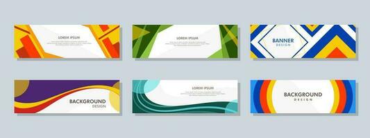 Abstract banner design. Vector shaped background. Modern Graphic Template Banner pattern for social media and web sites.