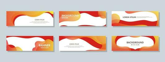 Abstract banner design. Vector shaped background. Modern Graphic Template Banner pattern for social media and web sites. photo