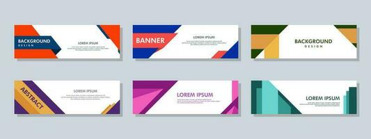 Abstract banner design. Vector shaped background. Modern Graphic Template Banner pattern for social media and web sites.