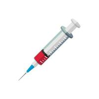 syringe vector illustration in flat style design