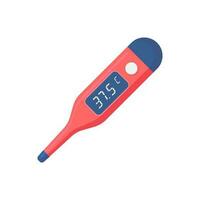 digital thermometer vector illustration in flat style design