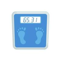 digital scales vector illustration in flat style design