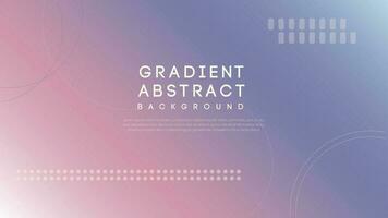 Pastel Mesh Gradient Background With Lines and Circles Template Design vector