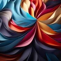 3d Rendered Colorful Glossy and Matte Ultra HD Geometric Background Wallpaper photo