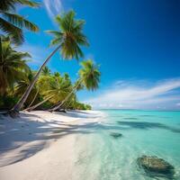 Aesthetic Beach View Sea Water Splashing on Beach Cool Background photo