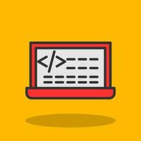 Coding Vector Icon Design