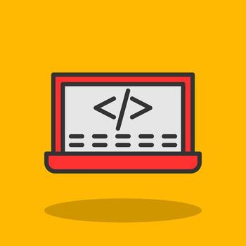Code Vector Icon Design