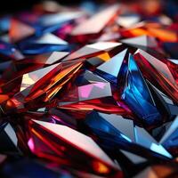 3d Rendered Colorful Glossy and Matte Ultra HD Geometric Background Wallpaper photo